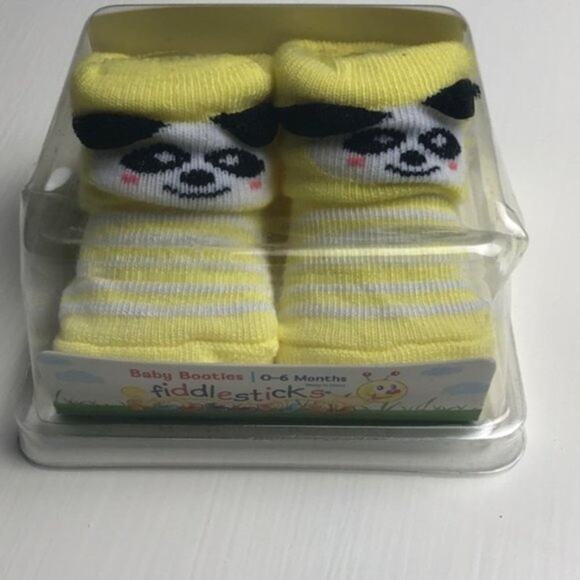 Fiddlesticks Baby booties size 0 to 6 months - Picture 1 of 6